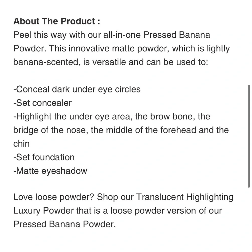 ✨ Ofra Cosmetics Pressed Banana Powder